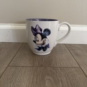 Walt Disney‎ World Minnie Mouse Large Coffee Mug White 18 Oz Double Sided 4.5"
